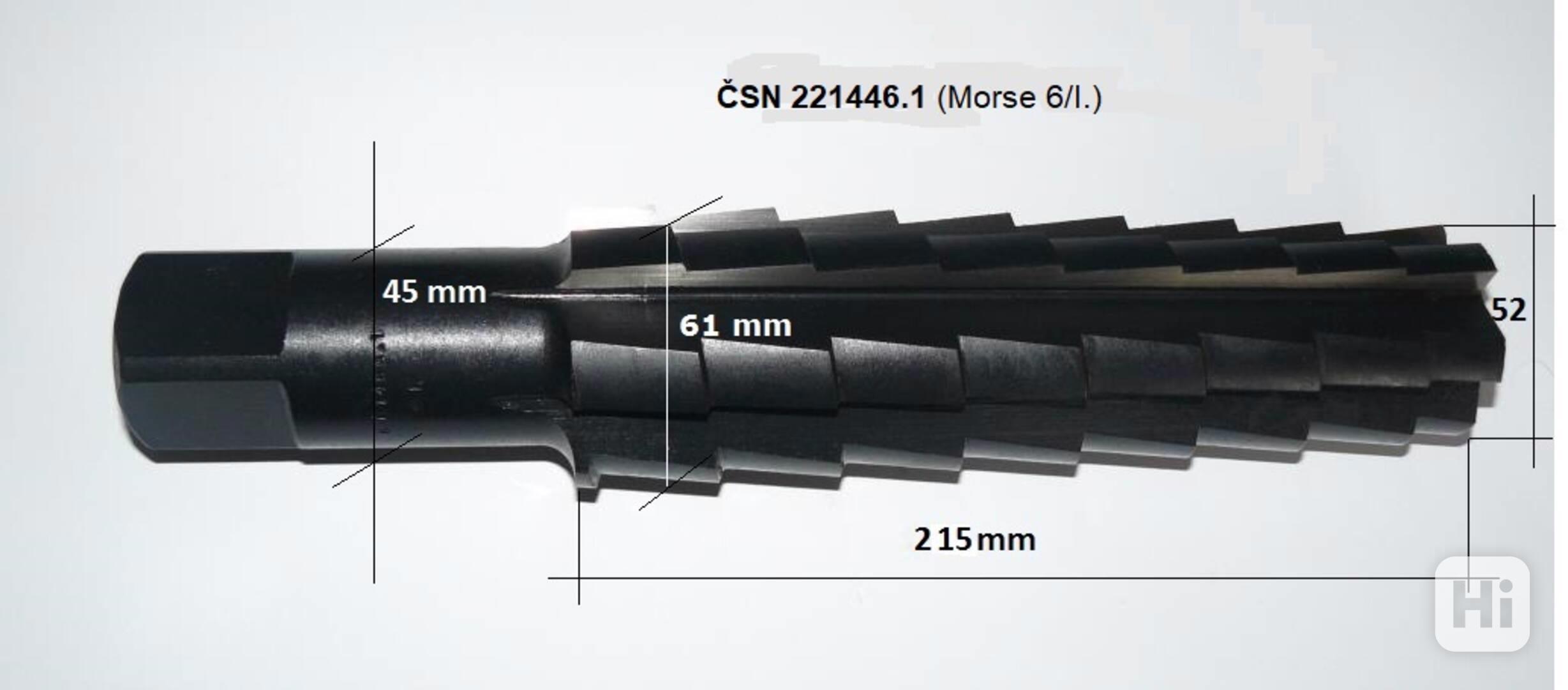 Výstružník kuželový M6/I-III  pro Morse kužele (sada ) NOVÉ - foto 1