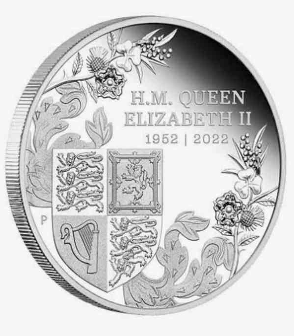 Stříbrné mince 3ks královna Elizabeth II - foto 2