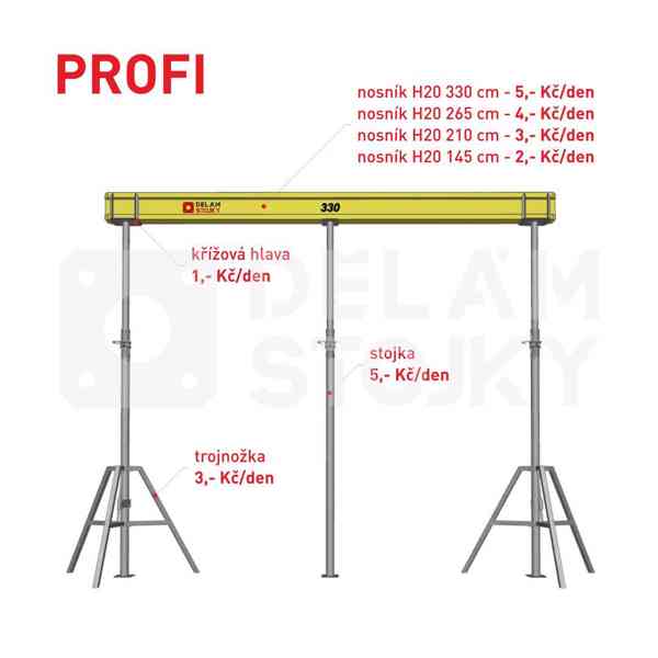 Stavební stojky / podpěry. - foto 16