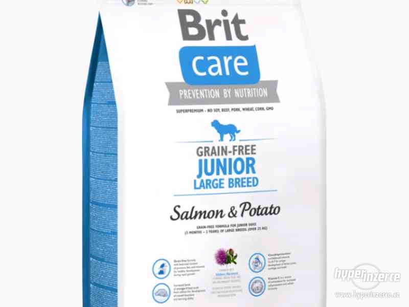 Brit Care Junior- Losos a brambor pro štěňata velkých plemen - foto 4