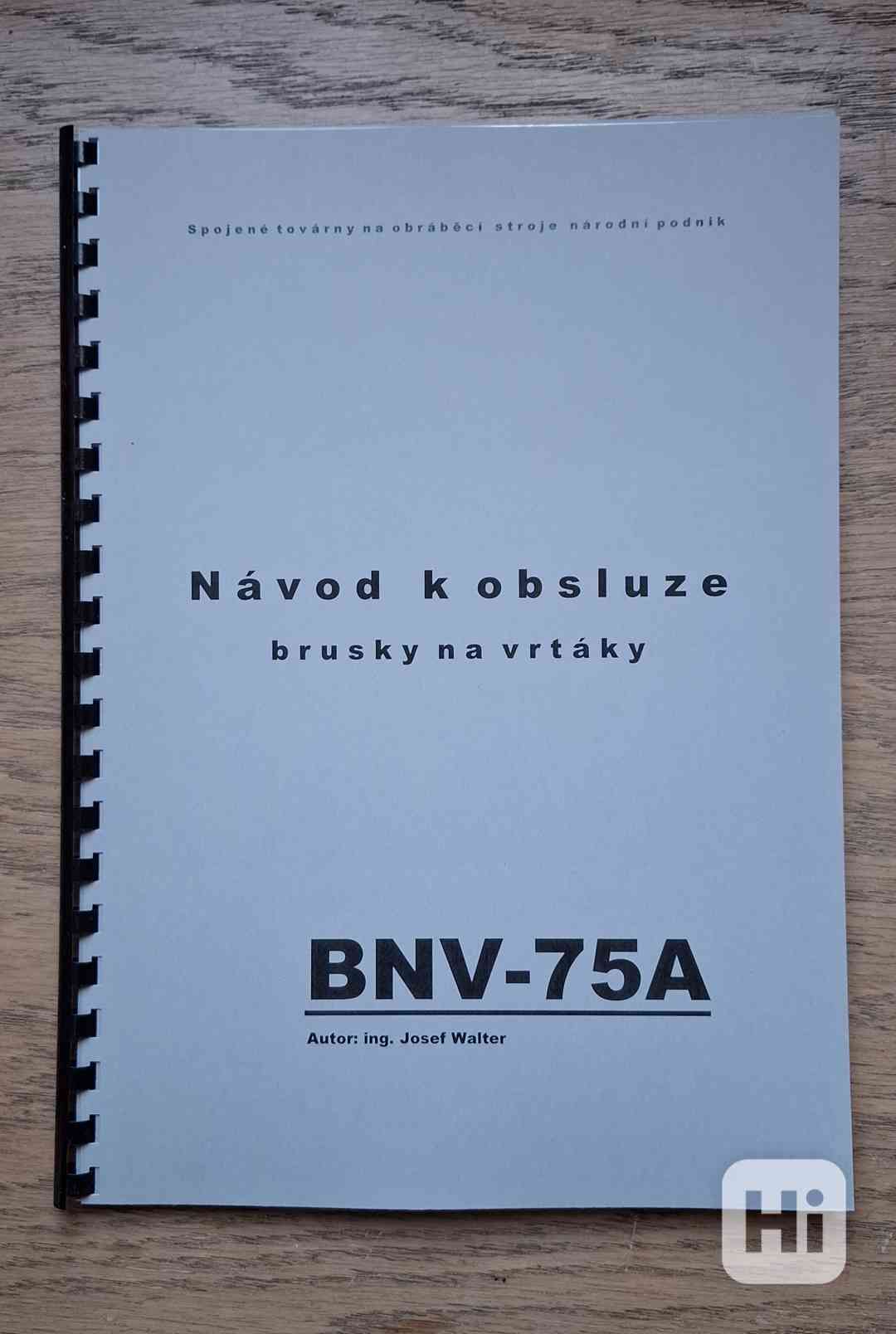 Návod brusky na vrtáky BNV-75A - foto 1