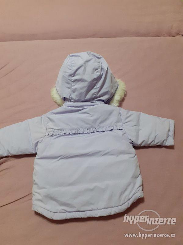 Zimní bunda s kapucí 3-6 měsíců - foto 2