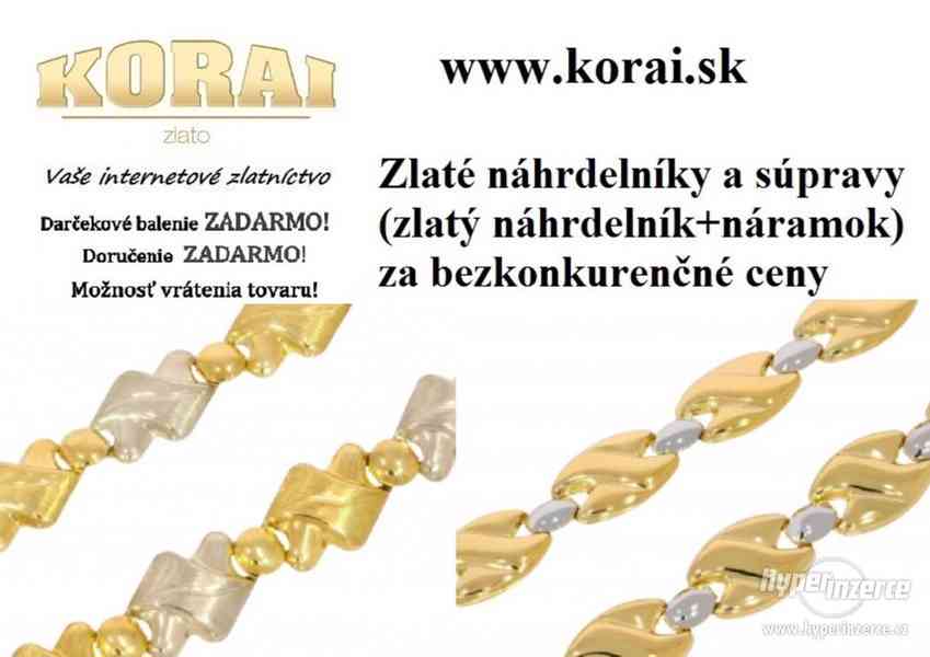Zlaté náhrdelníky a súpravy od KORAI - foto 1