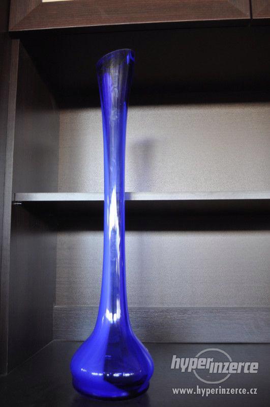 Váza duhová modrá - NOVÁ - foto 2