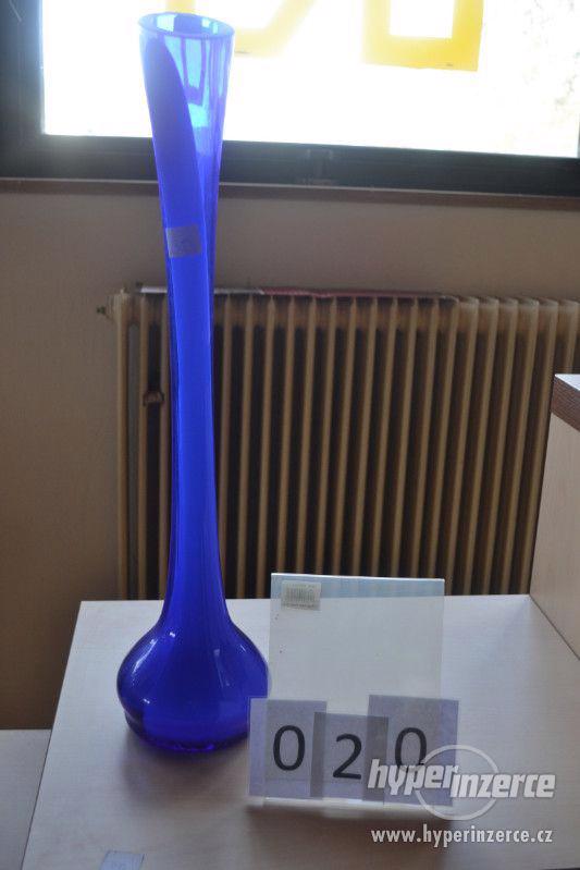 Váza duhová modrá - NOVÁ - foto 3