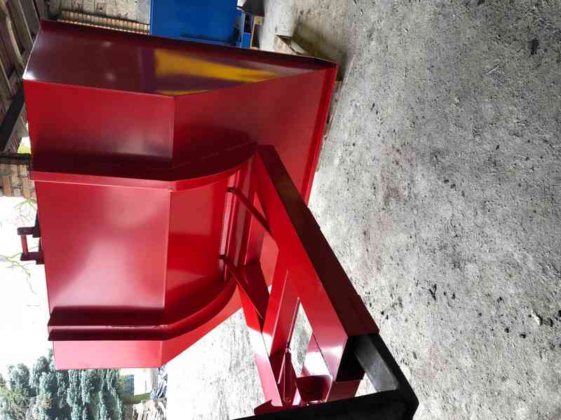 Pojemnik samoopróżniający, 1,5 m3, kontener - foto 5