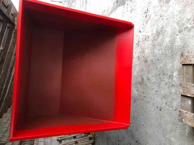 Pojemnik samoopróżniający, 1,5 m3, kontener - foto 4