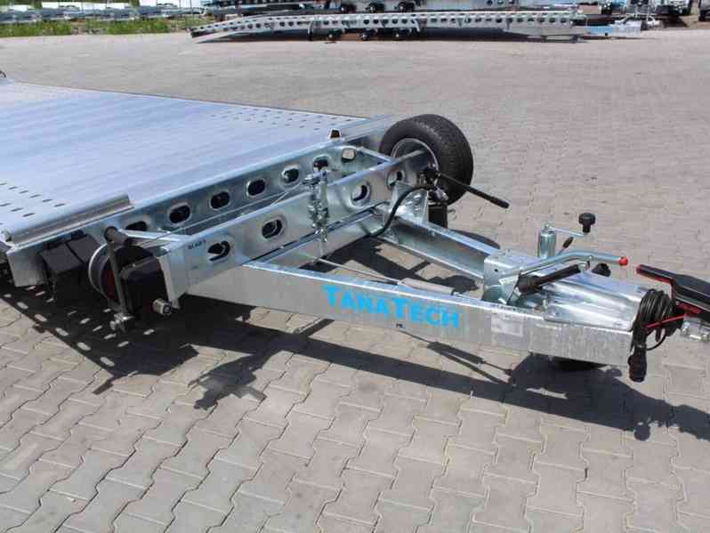 Přívěs Wiola L35G50P hydr. sklopný autopřepravník 5m 3500kg - foto 6