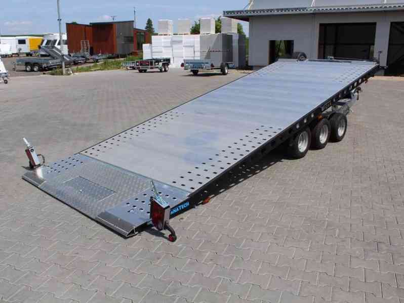 Přívěs Wiola L35G50P hydr. sklopný autopřepravník 5m 3500kg - foto 8