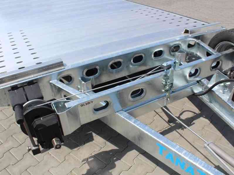 Přívěs Wiola L35G50P hydr. sklopný autopřepravník 5m 3500kg - foto 9