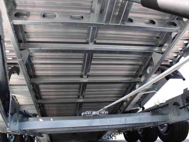 Přívěs Wiola L35G50P hydr. sklopný autopřepravník 5m 3500kg - foto 2