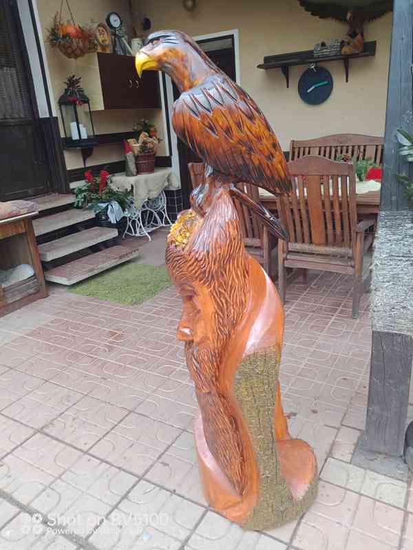 Dřevěné sochy - Orel - foto 2