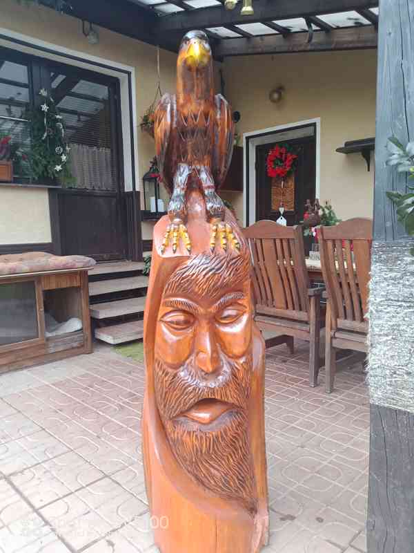 Dřevěné sochy - Orel - foto 4