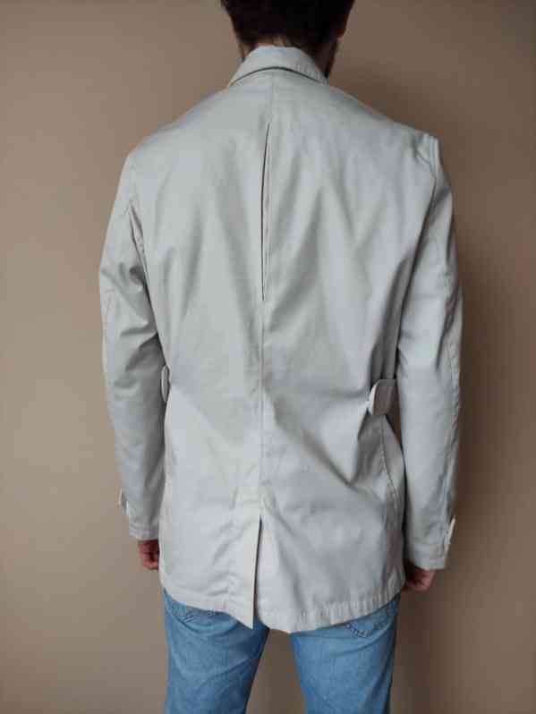 Béžový pánský kabát/trenckot XL - foto 2