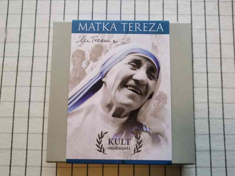 Stříbrná medaile Kult osobnosti - Matka Tereza proof - foto 3