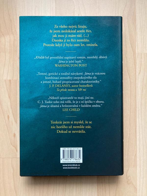 🌿 Knížka JÁMA - C. J. Tudor 🌿 - foto 2