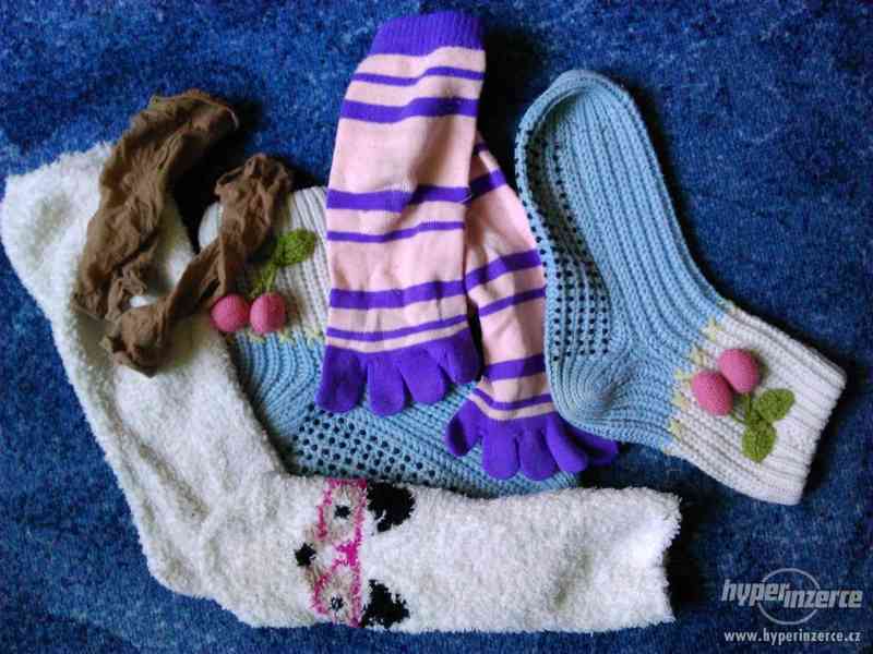 Ponožky, silonky-hodně nošené - foto 2