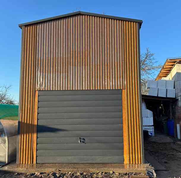 Hala  - Garáž - 5x6m  -  výklopná vrata -  dveře TS1020 - foto 5