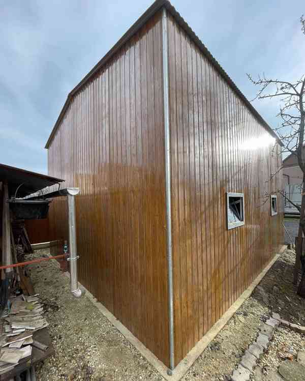 Hala  - Garáž - 5x6m  -  výklopná vrata -  dveře TS1020 - foto 2