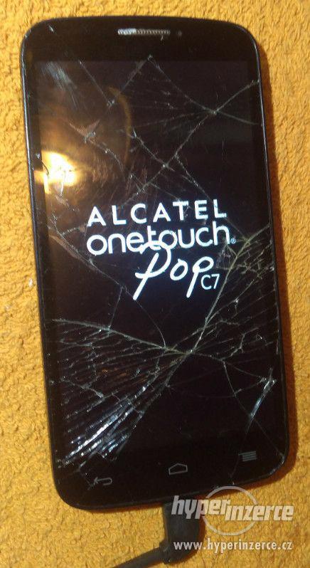Alcatel One Touch Pop C7 - popraskaný displej!!! - foto 1