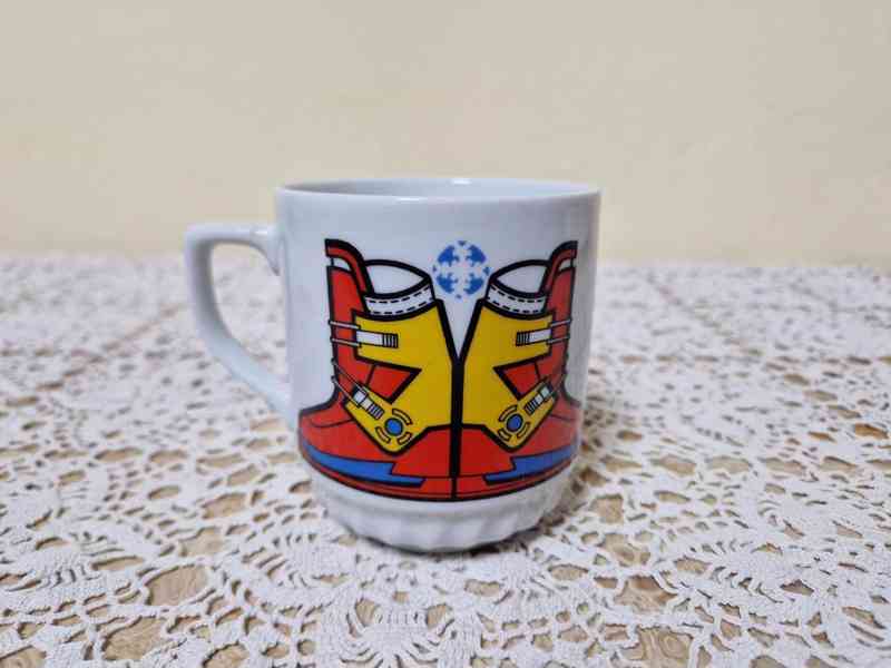 Vyjímečný retro Hrnek Přaskáče Epiag Loket Czechoslovakia - foto 3