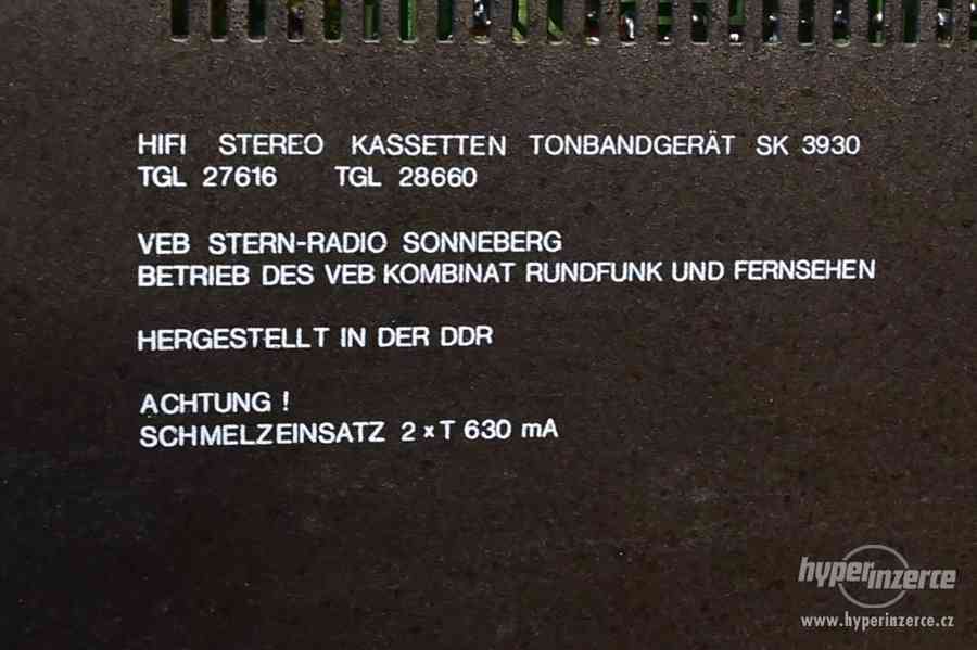 RFT SDK 3930 - RFT SK 3930 - Stern Radio Kazetový Magnetofon - foto 3