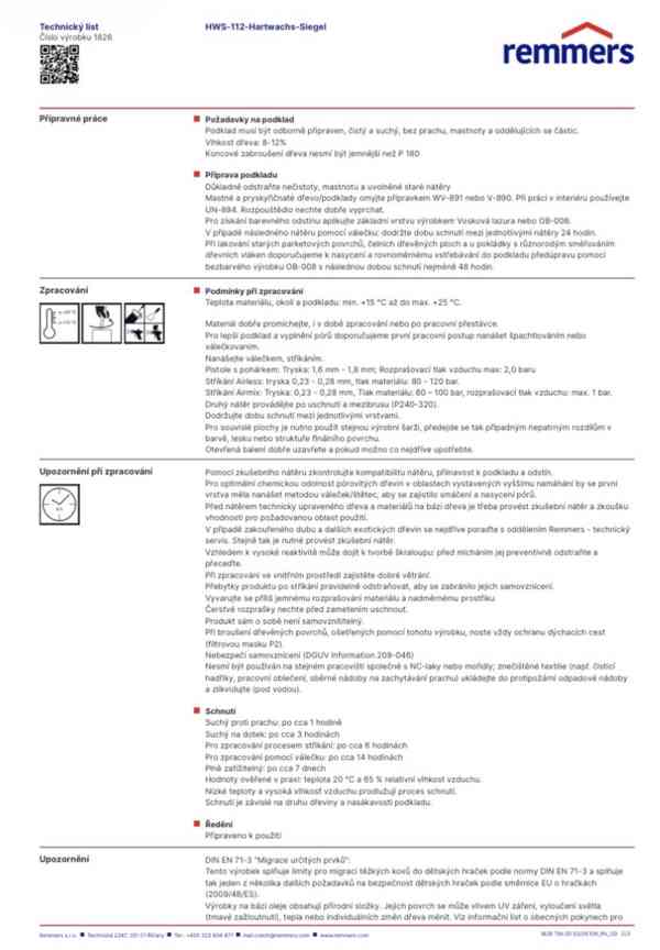 2x 5 litrů, bezbarvý interiérový olejovosk HWS-112 - foto 4