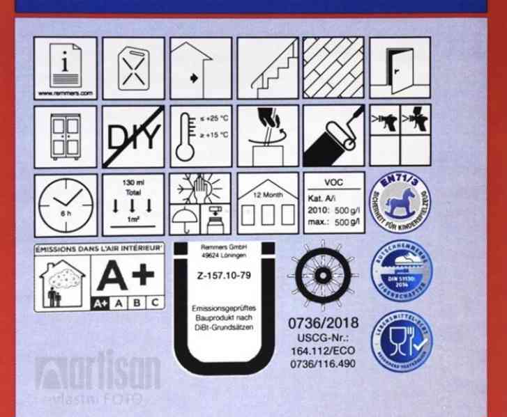 2x 5 litrů, bezbarvý interiérový olejovosk HWS-112 - foto 2