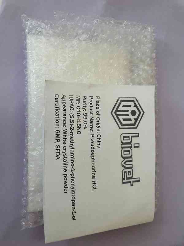 100 gramů pseudoefedrin hydrochloridu - 99% - foto 3