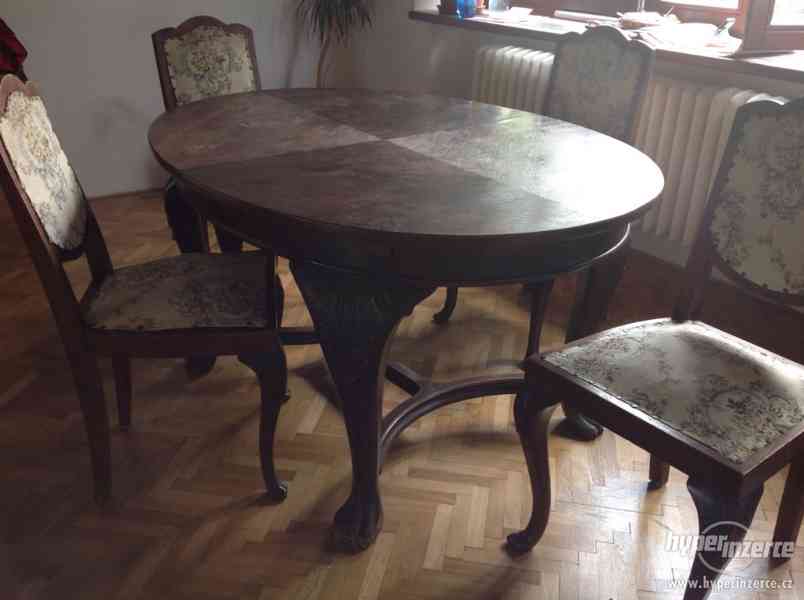 Stůl se 6 židlemi- nábytek gerstl - foto 1