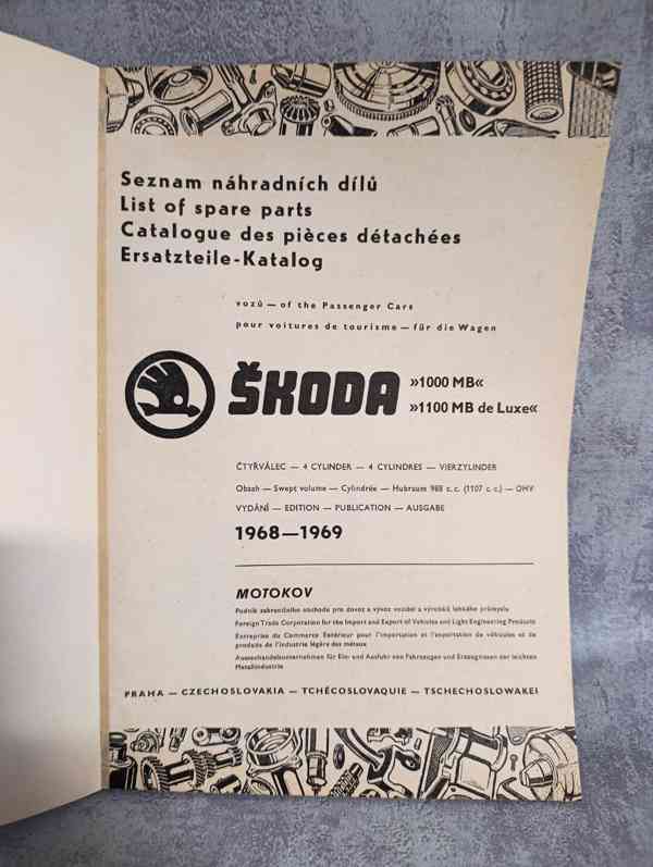 Seznam ND na Škoda 1000 MB, 1968-69 - foto 4