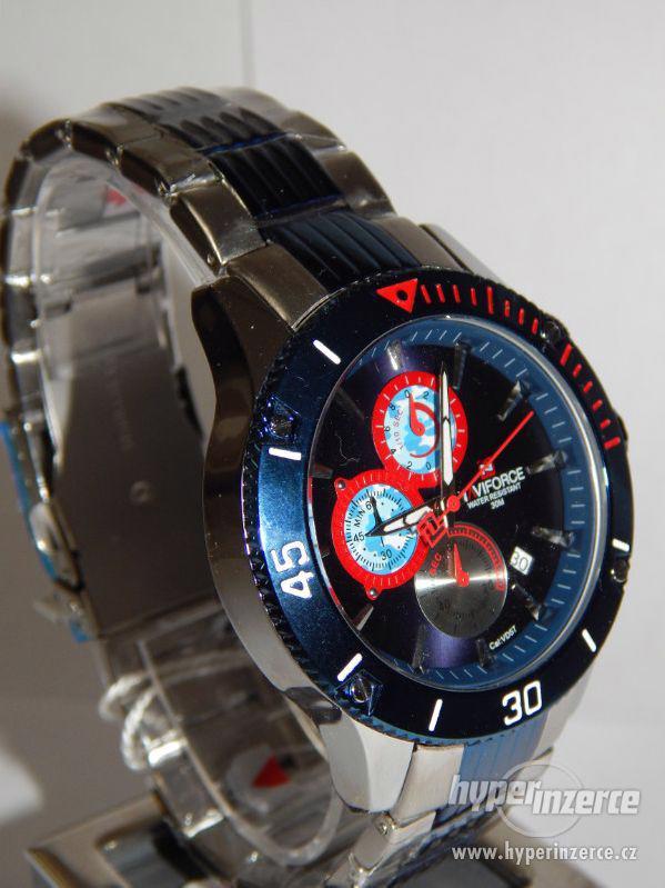 Pánské ocelové hodinky Naviforce s  chronographem - foto 3