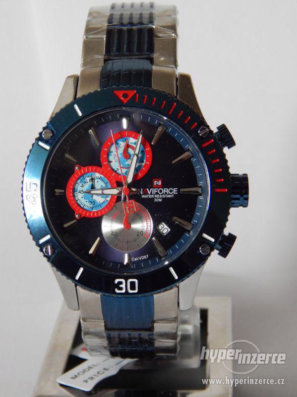 Pánské ocelové hodinky Naviforce s  chronographem - foto 4