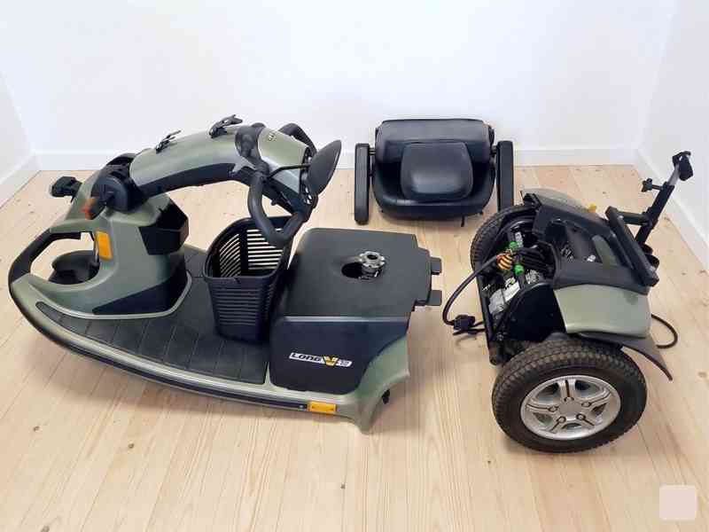 Elektrický tříkolový skútr pro seniory a ZTP  - foto 5