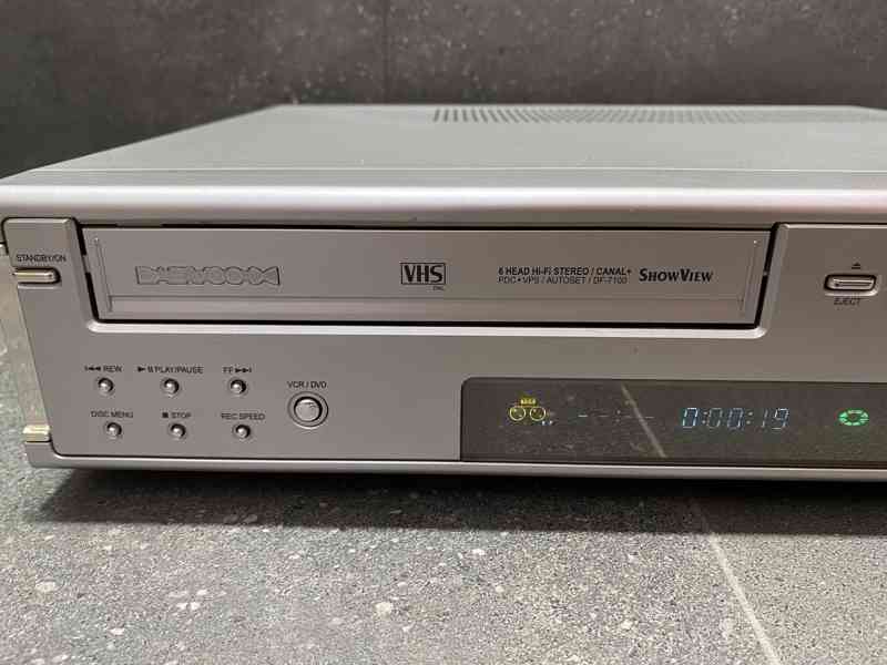 Daewoo DF-7100 videorekordér VHS / DVD rekordér - foto 2