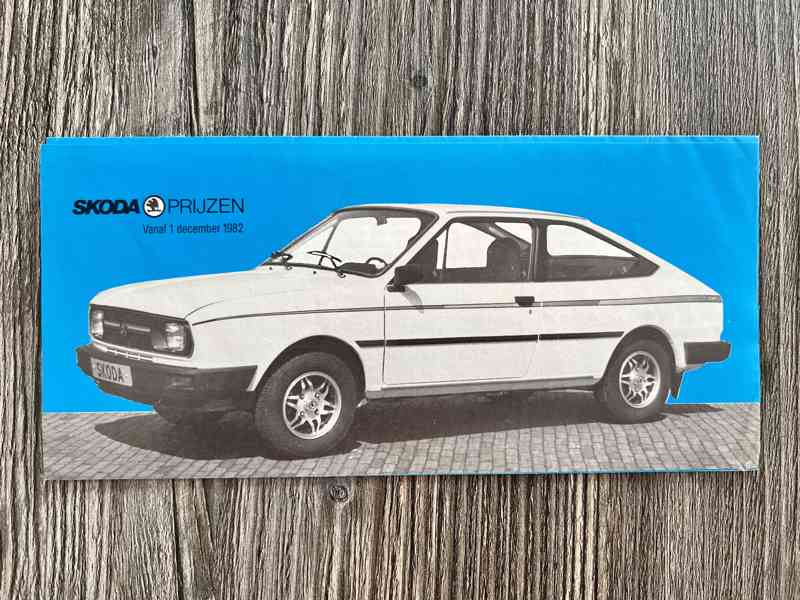 Dobový prospekt Škoda 105 / 120 / Garde (1982) NL - foto 3