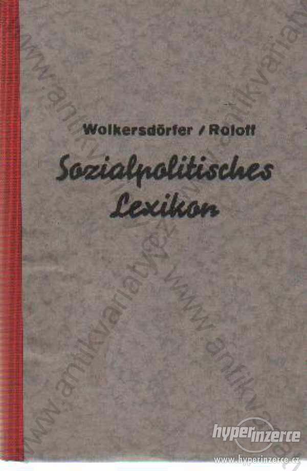 Sozialpolitisches Lexikon 1938 - foto 1