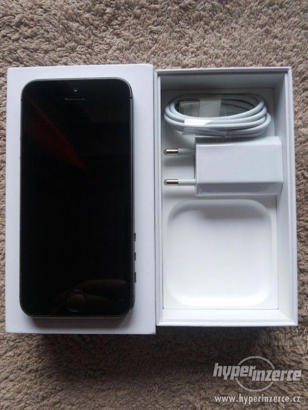 Apple iPhone 5S 16GB záruka, krabička, nabiječka - foto 1