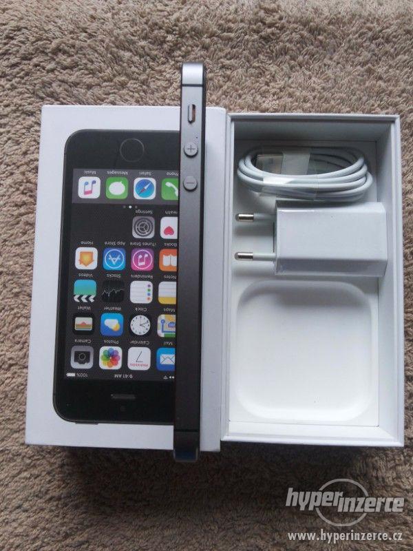 Apple iPhone 5S 16GB záruka, krabička, nabiječka - foto 4