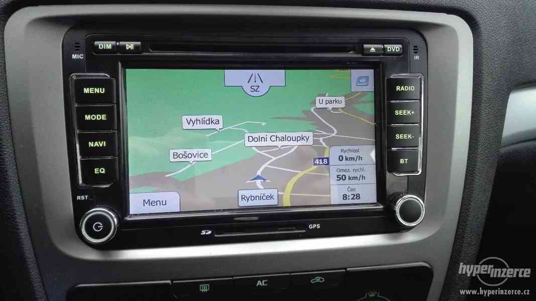 GPS Autorádio / navigace pro Škoda, VW, Seat - foto 4