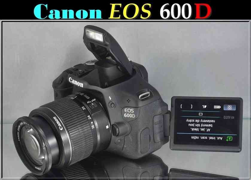 Canon EOS 600D + Objektiv  jen 2050 Exp.