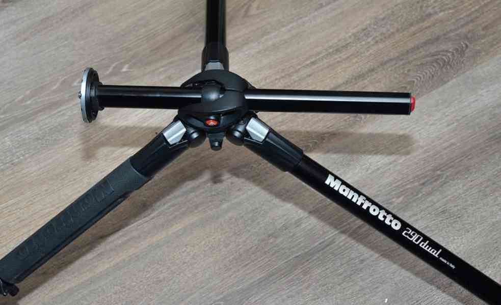 Manfrotto 290 DUAL *Tripod*výška: 165cm*nosn. 5 Kg - foto 5
