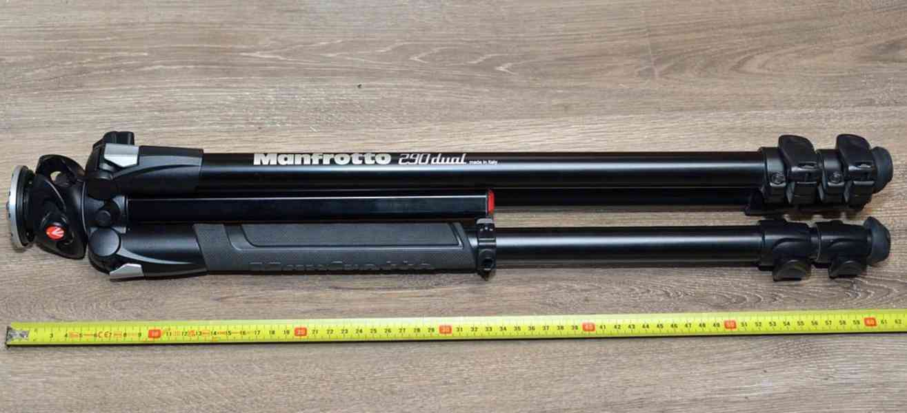Manfrotto 290 DUAL *Tripod*výška: 165cm*nosn. 5 Kg - foto 4