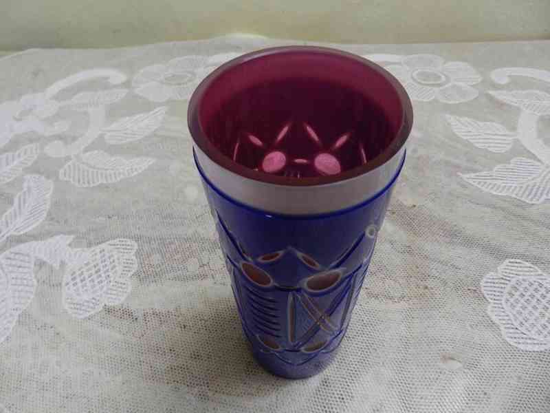 Přejímaná modrá Váza Severní Čechy - foto 2