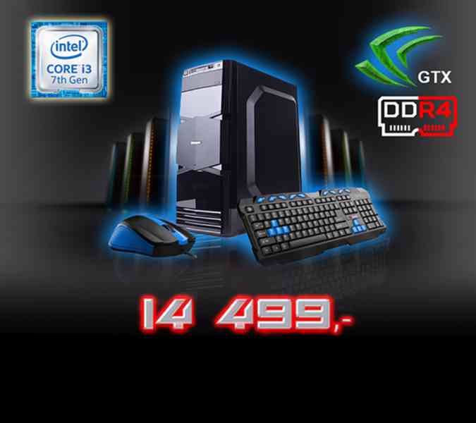 Intel Core i3 7th gen,16GB ram,1TB,GTX 1050 - foto 1