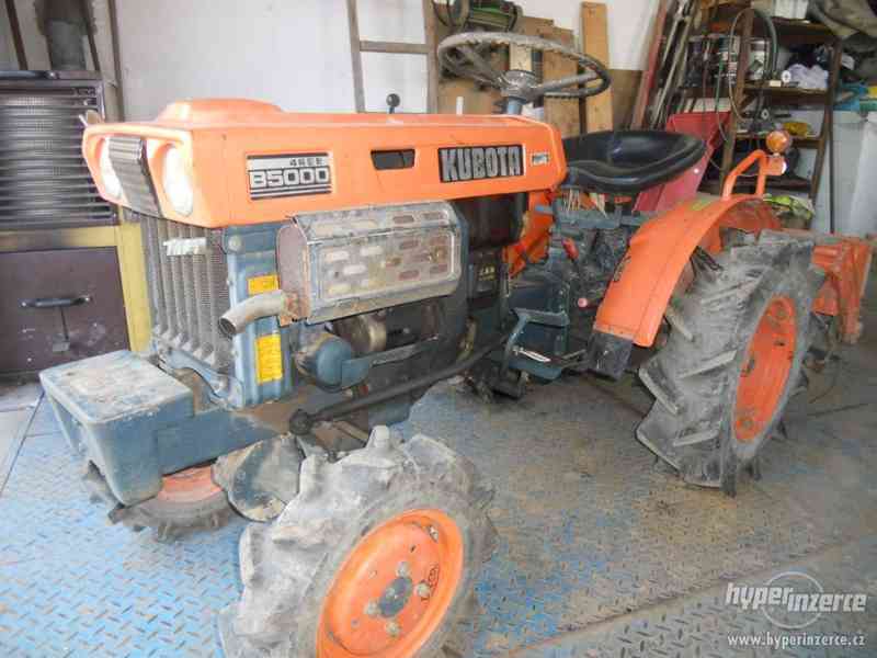 kubota b 5000 s rotavatorem - foto 2