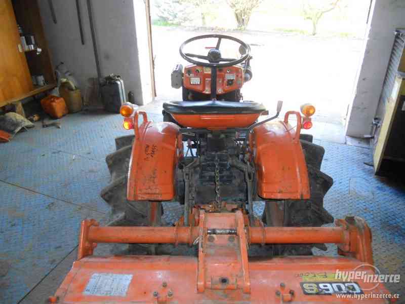 kubota b 5000 s rotavatorem - foto 4