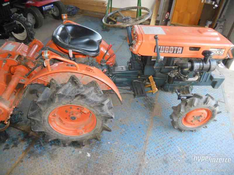 kubota b 5000 s rotavatorem - foto 5