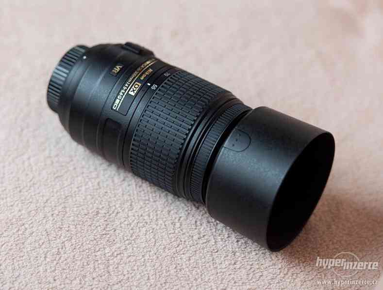 Prodám objektiv Nikon AF-S 55-300mm f/4,5-5,6G DX VR - SLEVA - foto 1
