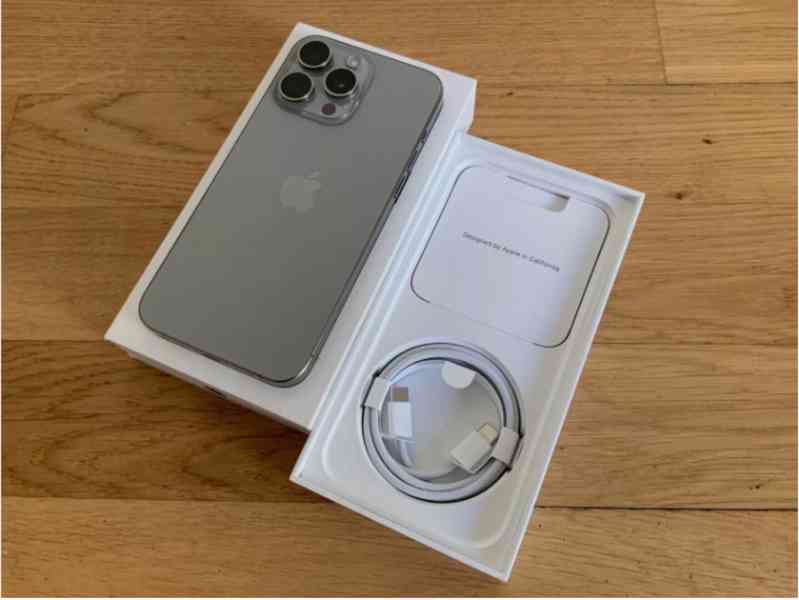 Apple iPhone 15 Pro Max 256GB Titan Natur v perfektním stavu - foto 3